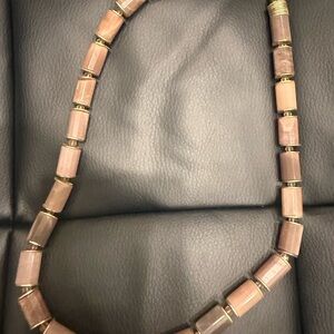 Elegant Brown Beaded Necklace